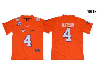 Youth 2017 Clemson Tigers 4 DeShaun Watson Limited College Football Jersey Orange Diamond Quest