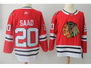 Adidas Chicago Blackhawks 20 Saad Seabrook Ice Hockey Jersey Red