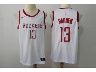 Nike Houston Rockets 13 James Harden Basketball Jersey White Fan Edition