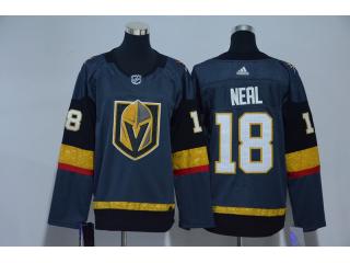 Youth Vegas Golden Knights 18 James Neal Ice Hockey Jersey Gray