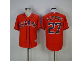 Houston Astros 27 Jose Altuve Baseball Jersey Orange