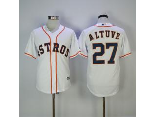 Houston Astros 27 Jose Altuve Baseball Jersey White