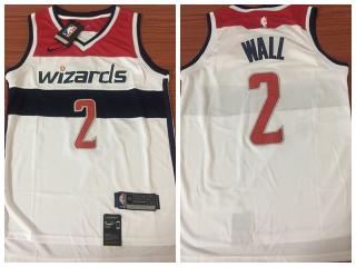Nike Washington Wizards 2 John Wall Basketball Jersey White Fan Edition