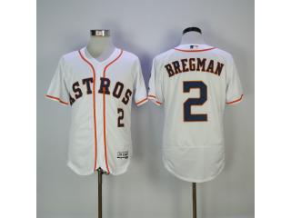 Houston Astros 2 Alex Bregman FlexBase Baseball Jersey White