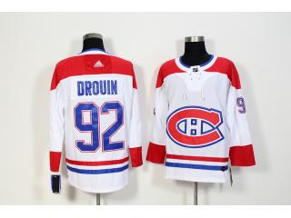 Adidas Montreal Canadiens 92 Jonathan Drouin Ice Hockey Jersey White