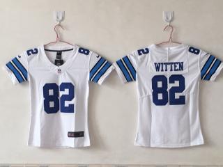 Women Dallas Cowboys 82 Jason Witten Football Jersey Legend White