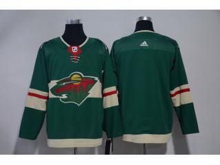 Adidas Minnesota Wild Blank Ice Hockey Jersey Green