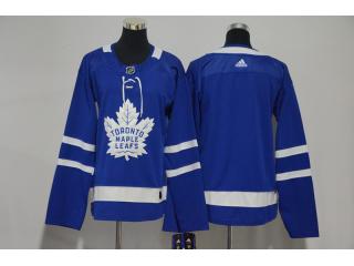 Women Adidas Toronto Maple Leafs Blank Ice Hockey Jersey Blue