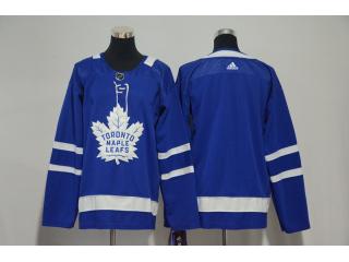 Youth Adidas Toronto Maple Leafs Blank Ice Hockey Jersey Blue