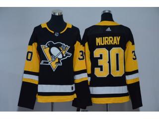 Youth 2017-Adidas Pittsburgh Penguins 30 Matt Murray Ice Hockey Jersey Black