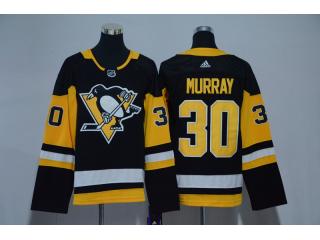 Women 2017-Adidas Pittsburgh Penguins 30 Matt Murray Ice Hockey Jersey Black