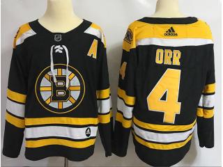 Adidas Boston Bruins 4 Bobby Orr Ice Hockey Jersey Black