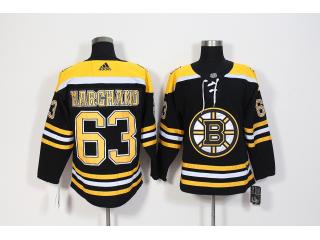 Adidas Boston Bruins 63 Brad Marchand Ice Hockey Jersey Black