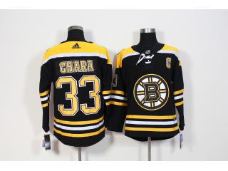 Adidas Boston Bruins 33 Zdeno Chara Ice Hockey Jersey Black