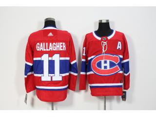 Adidas Montreal Canadiens 11 Brendan Gallagher Ice Hockey Jersey Red