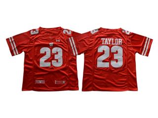 Wisconsin Badgers 23 Jonathan Taylor Limited College Football Jersey Red