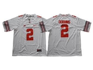 2017 New Ohio State 2 J.K. Dobbins Limited College Football Jersey White