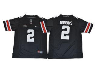 2017 New Ohio State 2 J.K. Dobbins Limited College Football Jersey Black