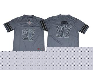 2017 New Ohio State Buckeyes 97 Joey Bosa Limited College Football Jersey Deep carbon ash