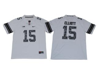 2017 New Ohio State Buckeyes 15 Ezekiel Elliott Limited College Football Jersey White