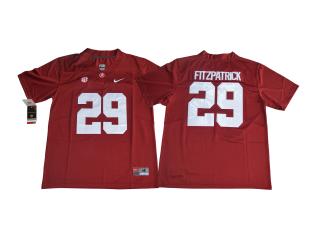 2017 New Alabama Crimson Tide 29 Minkah Fitzpatrick Limited College Football Jersey Red Diamond Edition