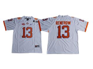 2017 New Clemson Tigers 13 Hunter Renfrow Limited College Football Jersey White