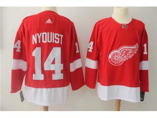 Adidas Detroit Red Wings 14 Gustav Nyquist Ice Hockey Jersey