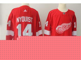 Adidas Detroit Red Wings 14 Gustav Nyquist Ice Hockey Jersey