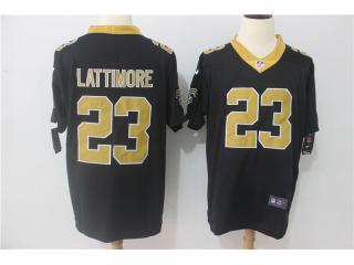 New Orleans Saints 23 Marshon Lattimore Football Jersey Legend Black