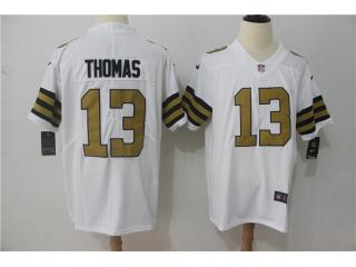 New Orleans Saints 13 Michael Thomas Football Jersey Legend White