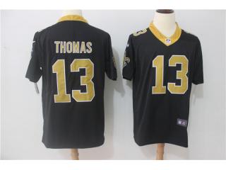 New Orleans Saints 13 Michael Thomas Football Jersey Legend Black