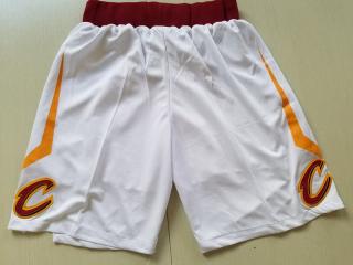 2017-2018 Cavaliers Nike shorts White