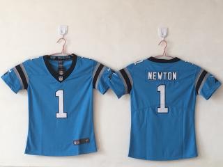 Youth Carolina Panthers 1 Cam Newton Football Jersey Legend blue