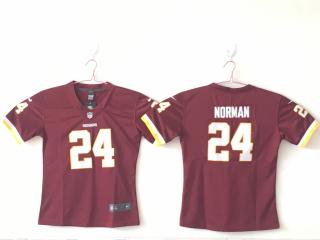 Women Washington Redskins 24 Josh Norman Football Jersey Legend Red