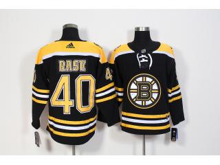 Adidas Boston Bruins 40 Tuukka Rask Ice Hockey Jersey Black