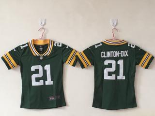 Women Green Bay Packers 21 Ha Clinton-Dix Football Jersey Legend