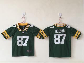 Youth Green Bay Packers 87 Jordy Nel son Football Jersey Legend