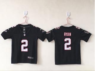 Youth Atlanta Falcons 2 Matt Ryan Football Jersey Legend Black