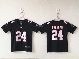 Youth Atlanta Falcons 24 Devonta Freeman Football Jersey Legend Black