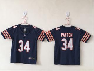 Youth Chicago Bears 34 Walter Payton Football Jersey Legend Navy Blue