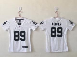 Women Oakland Raiders 89 Amari Cooper Football Jersey Legend White