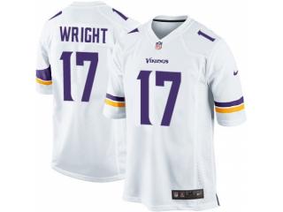 Minnesota Vikings 17 Jarius Wright Richard Football Jersey White