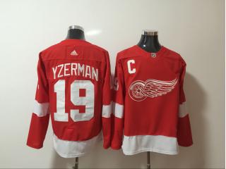 Adidas Detroit Red Wings 19 Steve Yzerman Ice Hockey Jersey