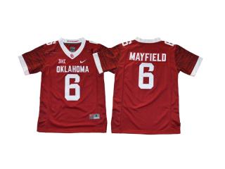 2017 New Oklahoma Sooners 6 Baker Mayfield Limited College Football Jersey Red