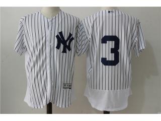 New York Yankees 3 Babe Ruth Flexbase Baseball Jersey White