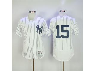 New York Yankees 15 Thurman Munson Flexbase Baseball Jersey White