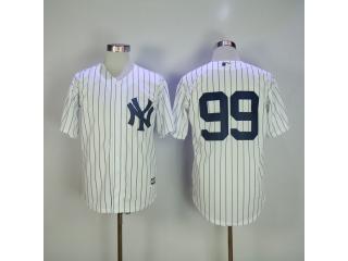 New York Yankees 99 Aaron Judge Baseball Jersey White Fan version