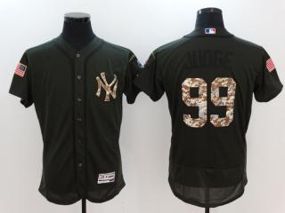 New York Yankees 99 Aaron Judge Flexbase Baseball Jersey Green