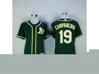 Oakland Athletics 19 Bert Campaneris Flexbase Baseball Jersey Green