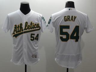 Oakland Athletics 54 Sonny Gray Flexbase Baseball Jersey White